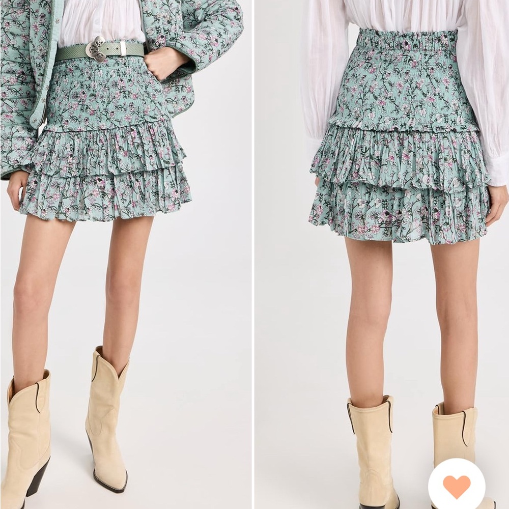Isabel Marant Etoile Floral Tiered Skirt (Naomi)